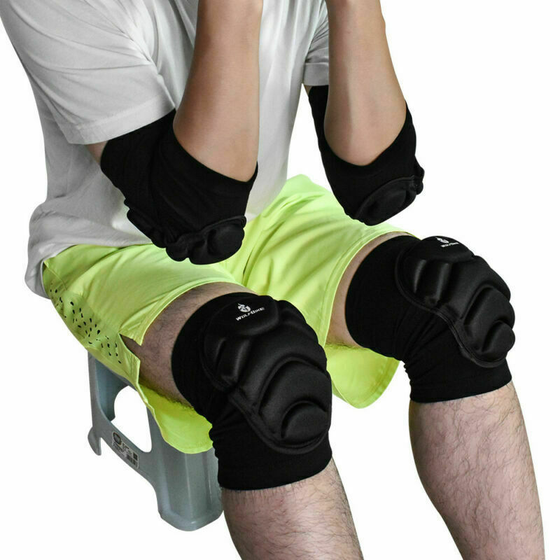 WOSAWE Skateboard Knee Elbow Pads Set MTB Bike Cycling Brace Joint Protector Kit