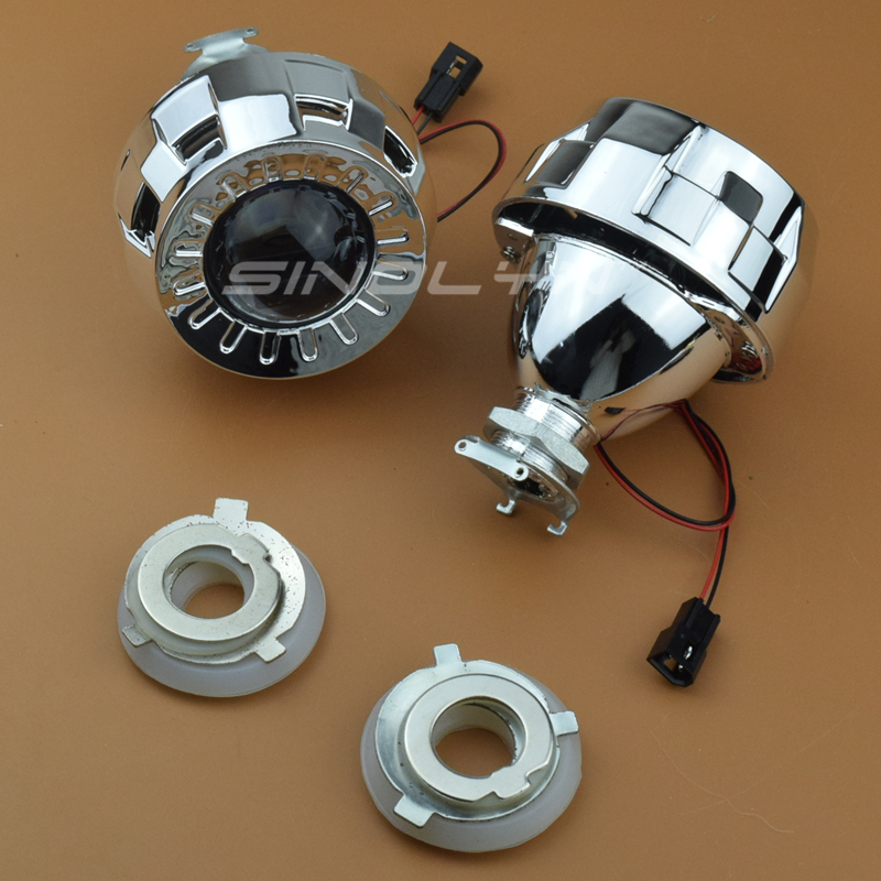 2.0 Smallest Micro HID Bixenon Projector Lens Headlight ... angel eyes wiring harness kit 