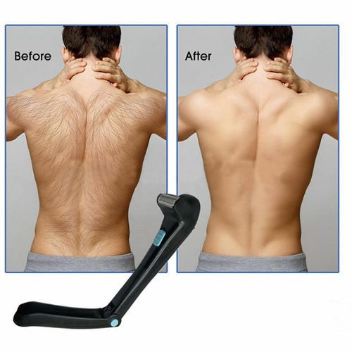 Hot Electric Back Hair Removal Shaver 2 Heads Groomer Body Trimmer Healthy BO