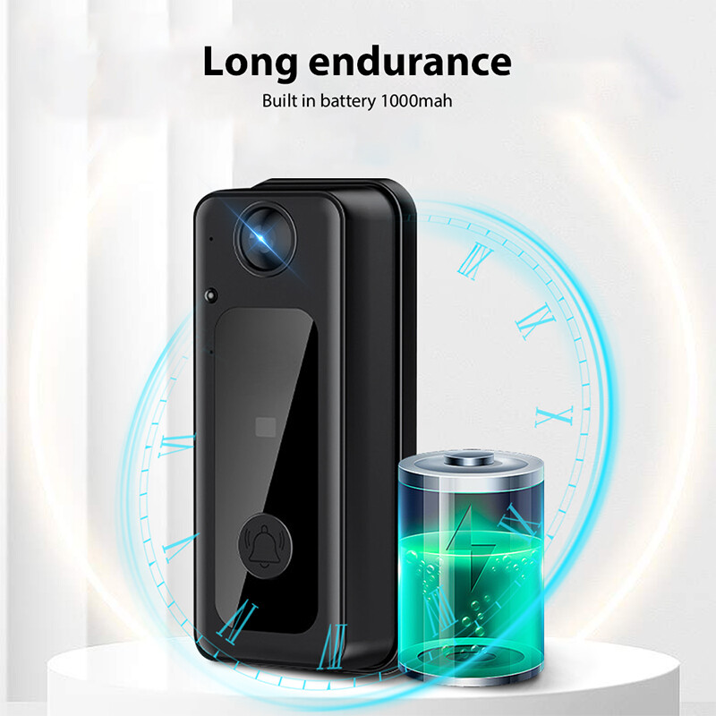 Wireless Smart Video Doorbell WiFi Security Camera Bell Phone Door Ring Intercom