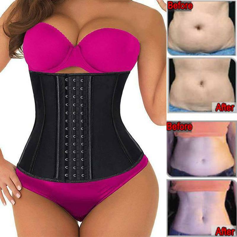Fajas Colombianas Girdle LATEX Waist Trainer Cincher Long Torso Shapewear Shaper