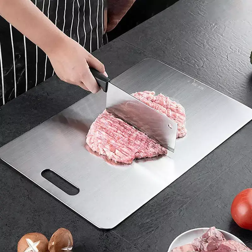 Titanium Cutting Board Double-Sided Titanium Cutting Boards for Kitchen Camping