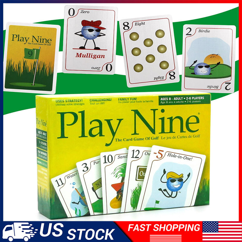 Play Nine - The Card Game of Golf, Best Card Games for Families, Strategy Game