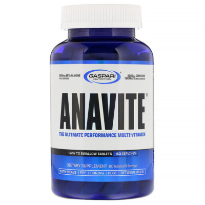 Gaspari ANAVITE Sports MultiVitamin NEW FORMULA 180 Tablets 