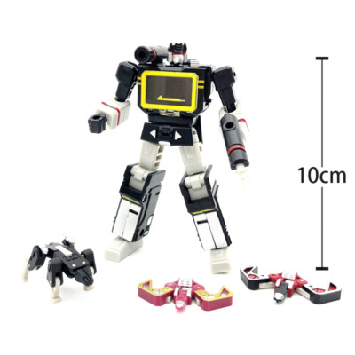 PT04 Decepticon Soundwave G1 Laserbeak 10cm 4'' Action Figure Robot Deformabl Toy
