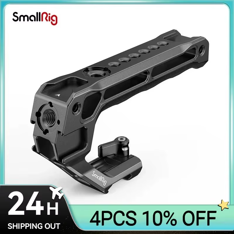 SmallRig NATO Top Handle Lite with Cold Shoe Portable Camera Handle for Shoot Fi