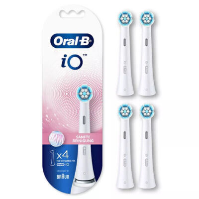 Oral-B iO Toothbrush Replacement Head 4-Pack - Gentle Clean -Brand NEW