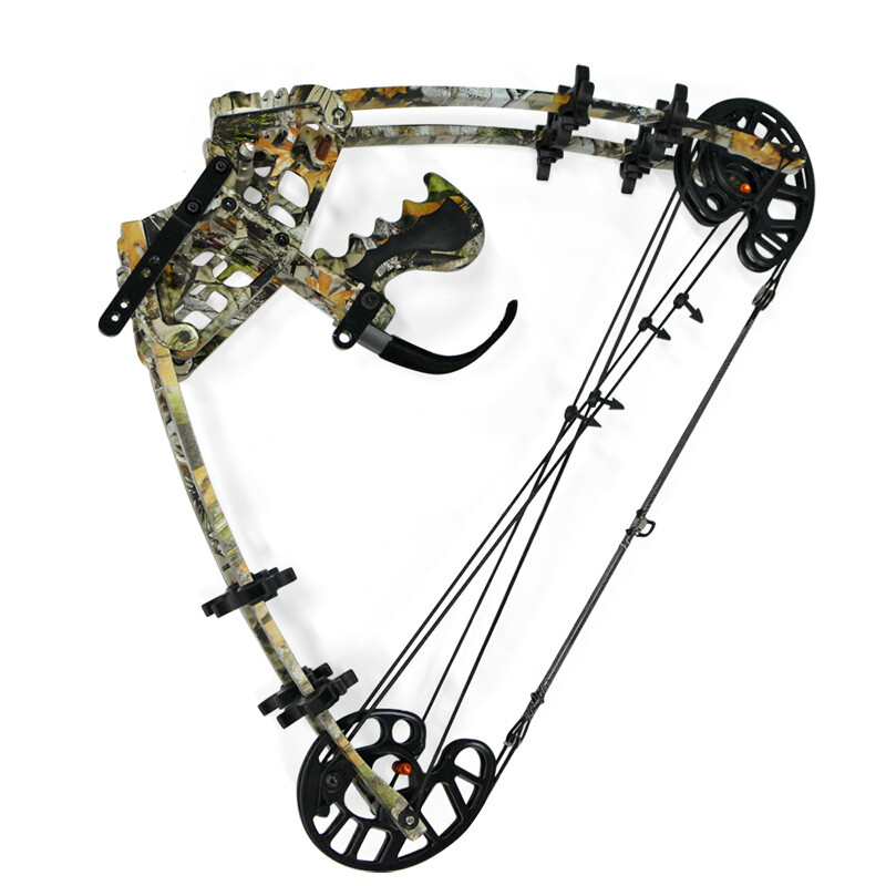 Compound bow that shoots steel balls