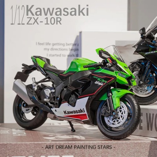 Welly 1:12 2021 Kawasaki Ninja ZX 10R Motorcycle Bike Model Collection Toy Gift