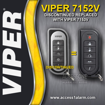 Viper 7152V 1-Way 5-Button Replacement Remote Control Transmitter For Viper 5301