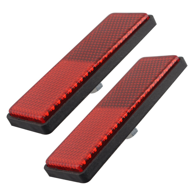 Motorcycle Red Reflector Rear Tail Brake Stop Marker Light Trailer Universal