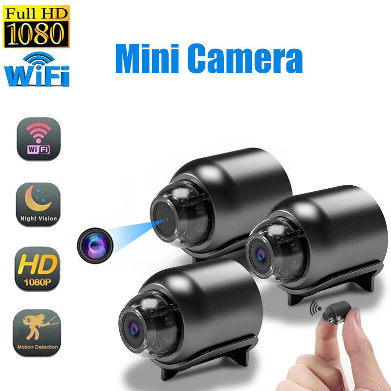1-4X Small  Mini Spy Camera Secret Tiny Cam For Home / Car Motion Detector
