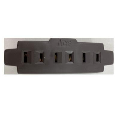 Projex FA-352/01BUPRJ 15A 125V 2-Pole Polarized 3 Outlets Adapter (Pack of 10)