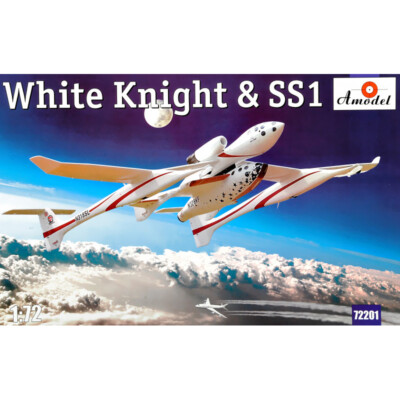 AMODEL 72201 White Knight & SS1 Scale Aircraft 1/72 - Plastic model kit