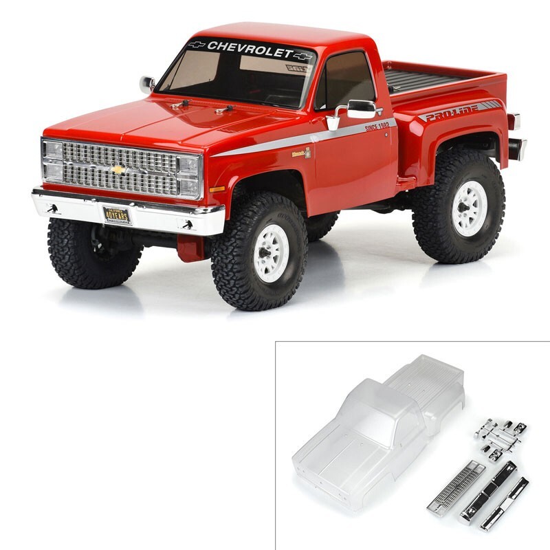 Pro-Line 1982 Chevy K-10 Clear Body 12.3" WB 3600-00