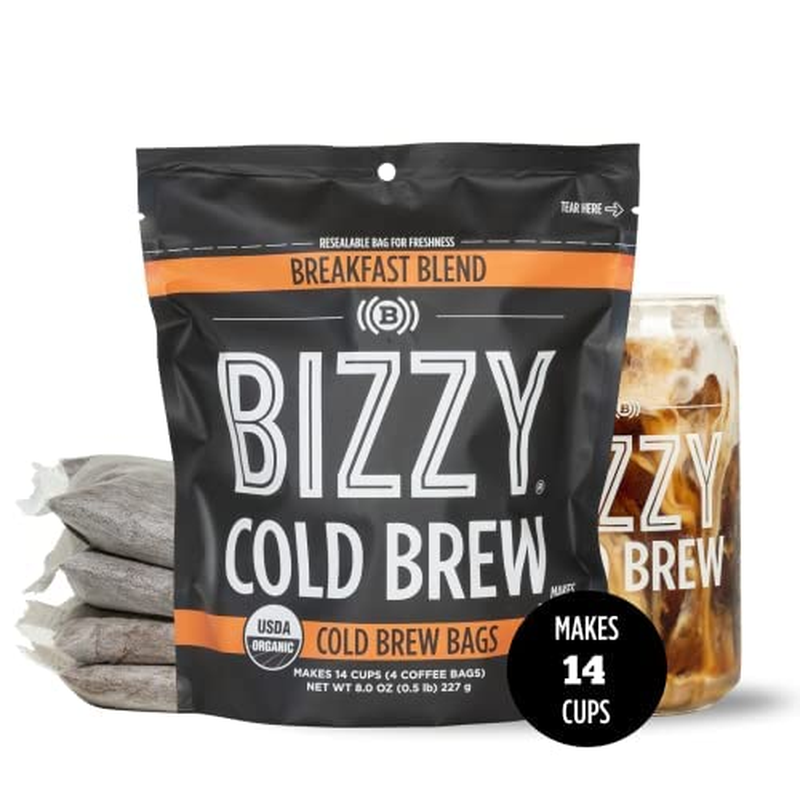 Bizzy Organic Cold Brew Coffee | Breakfast Blend | Coarse Gr