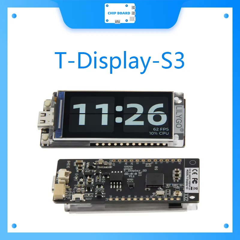 T-Display-S3 ESP32-S3 1.9 inch ST7789 LCD Display Development Board WIFI Bluetoo