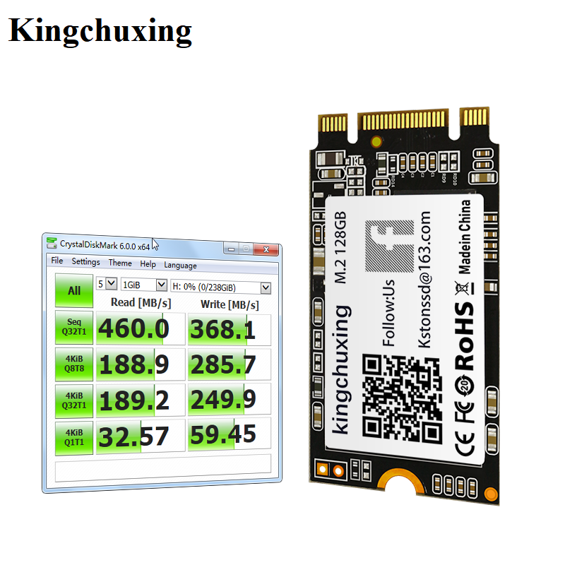 Kingchuxing M.2 M2 SATA NGFF 256GB SSD 2242 2260 2280 Solid State Hard Drives