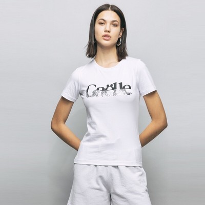 

Женская футболка GAELLE Paris GBDP17010 белая с пайетками E2023, White