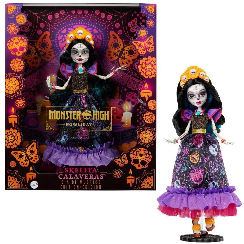 Monster High Howliday Dia De Muertos Skelita Calaveras Collector Doll *NEW*