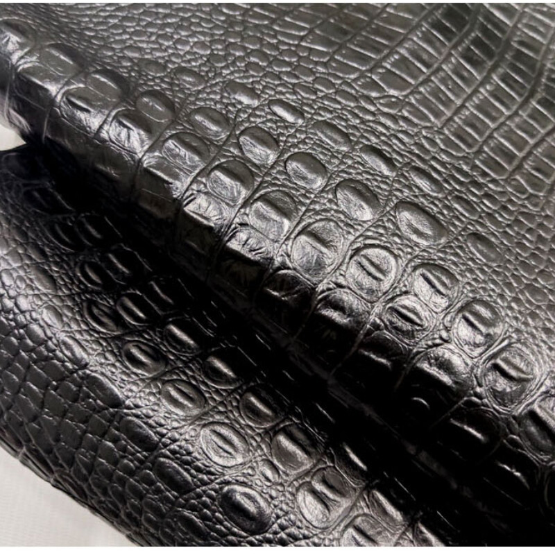 Kunstleder Stoff Schlangenlederoptik Schwarz Für Tasche Schuhe Möbel DIY