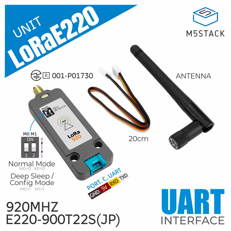 Official LoRa Unit with Antenna (E220)