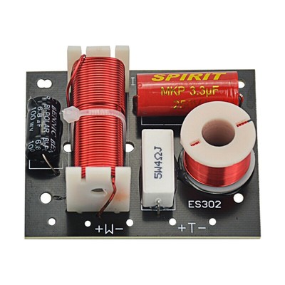 ES302 2 Wege Audio Lautsprecher Frequenzweiche HöHen + Bass Frequenzteiler 4698