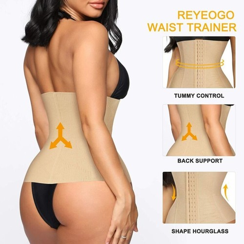 Men's Waist Trainer Body Shaper Tummy Girdle Belt Belly Fat Burner Corset S-3XL