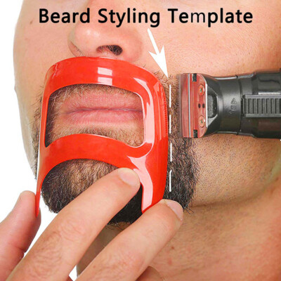 Mustache Beard Salon Styling Tools For Men Fashion Shave Shaping Template BA_go