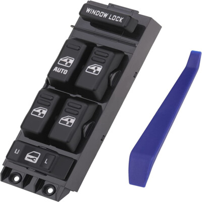 Power Window Switch Control Open Button for 2000-2002 Chevy/GMC/Cadillac 901-090