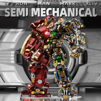 Iron Hero Mech Buster Building Blocks 2700+pcs Action Figure Adult Toy