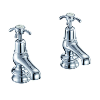 Burlington Anglesey Deck Mounted Bath Taps, Standard or Regent, AN3 or ANR3