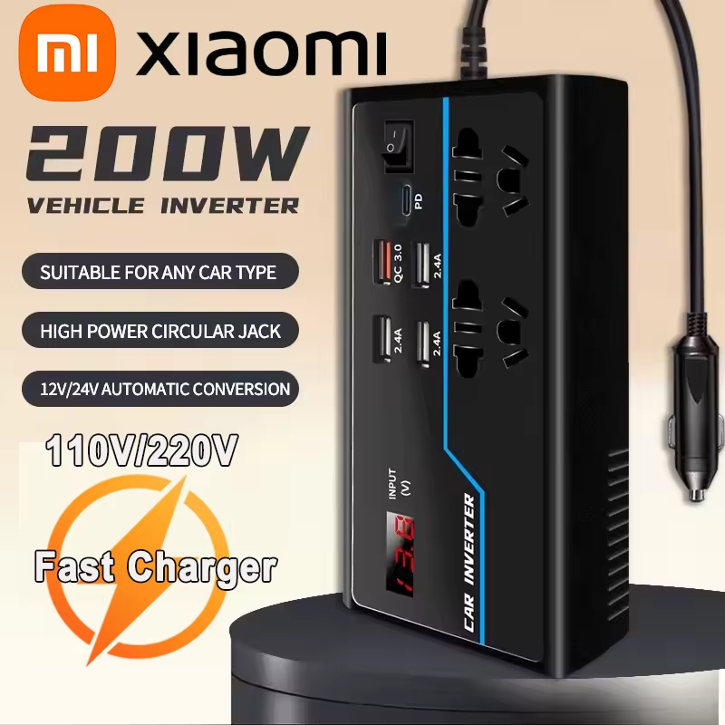 Xiaomi Vehicle Inverter G9 Converter 12V / 24V to 110V/220V Type-c Fast Charger
