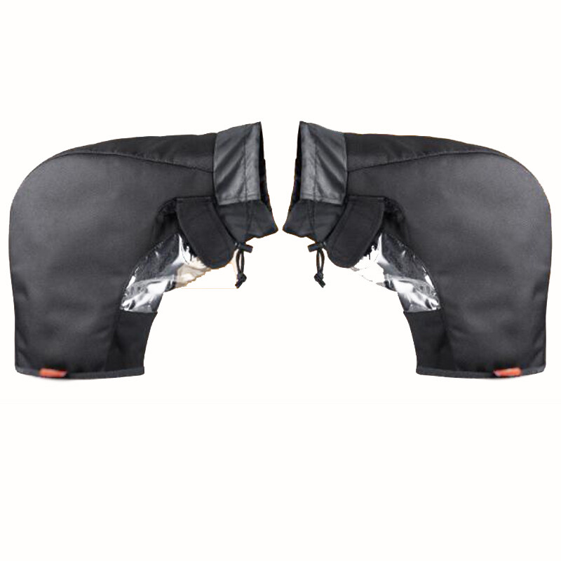 Waterproof Motorcycle Handlebar Gloves Snowmobile Bike ATV Gloves Hand Fur Muffs