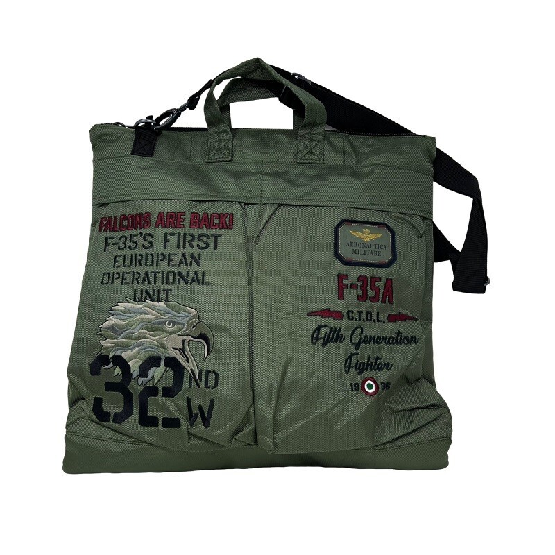 

Сумка для шлема Aeronautica Militare BO1092 Carry 32° Grunt Green, Зеленый