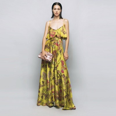 

Длинное Платье Женское GAELLE Paris GBDM17765 Атласное С Кулоном E2023, Multicoloured
