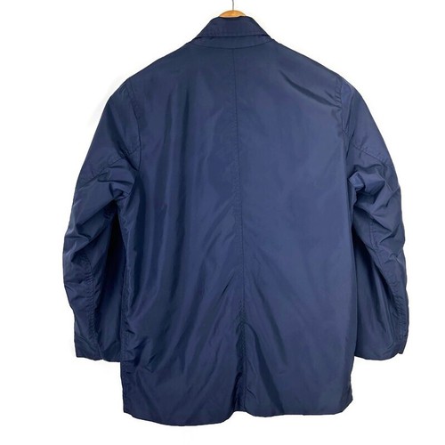 Ralph Lauren Marine Supply Women's Pea Coat Rain Jacket Size Medium Nylon Navy