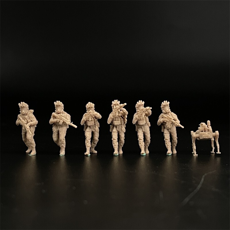 【mahagrid】21FW★ TOY SOLDIERS LS TEE 1/72 Scale Model US Army High-tech Troops Soldier Figures