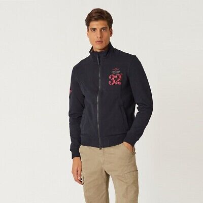 

Толстовка с молнией Man Aeronautica Militare FE1715 Dark Blue Pilot 32° Grunt, Синий