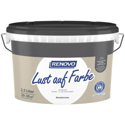 Renovo Lust auf Farbe Wand- und Deckenfarbe matt 2,5 Ltr. alle Farbtöne