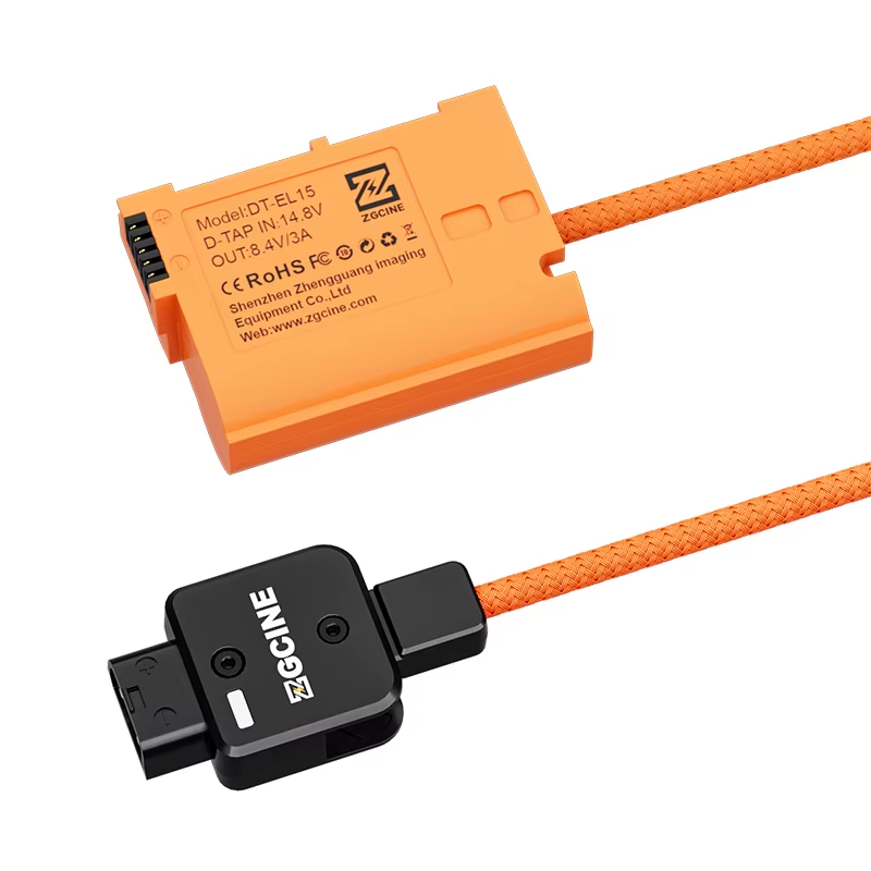 ZGCINE D-TAP to EL15 EL25 W126 W235 LPE17 BLK22 Dummy Battery Cable for Nikon Ca