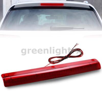 LED 12V Universal Car High Mount Rear Third 3rd Brake Stop Tail Light Lamp Red