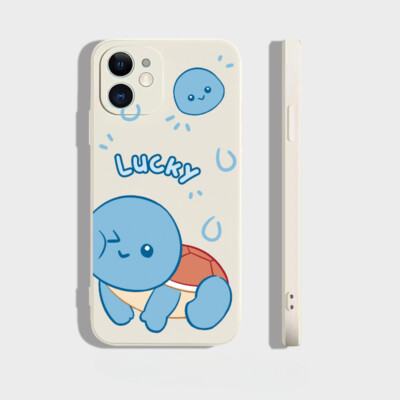 Pokemon Pikachu Squirtle Cartoon Case Cover for iPhone 6-16 Series Cute Bumper