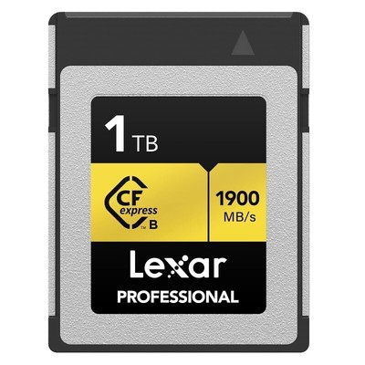 Lexar Professional Gold Seies PRO CFexpress TypB Card 1TB 2TB PCIe Gen3x2 1900MB