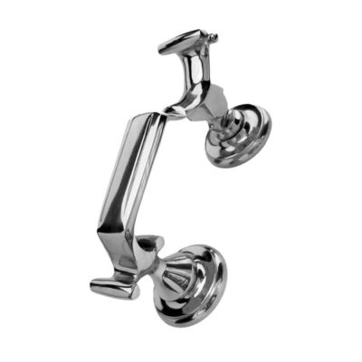 UAP Large Traditional Doctor Door Knocker Mirror Polished Chrome Door Knocker