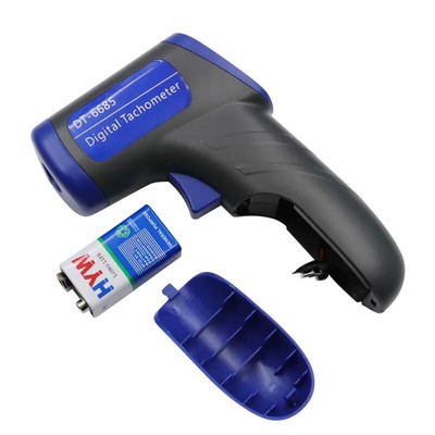 Digital Handheld LCD Display Tachometer RPM Meter Non-Contact Tach Tool