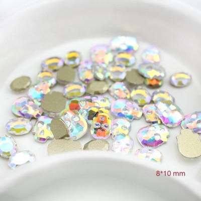 20 50 100pcs Crystal AB Nail Art Rhinestones FlatBack Glitter Gems Nails Decor