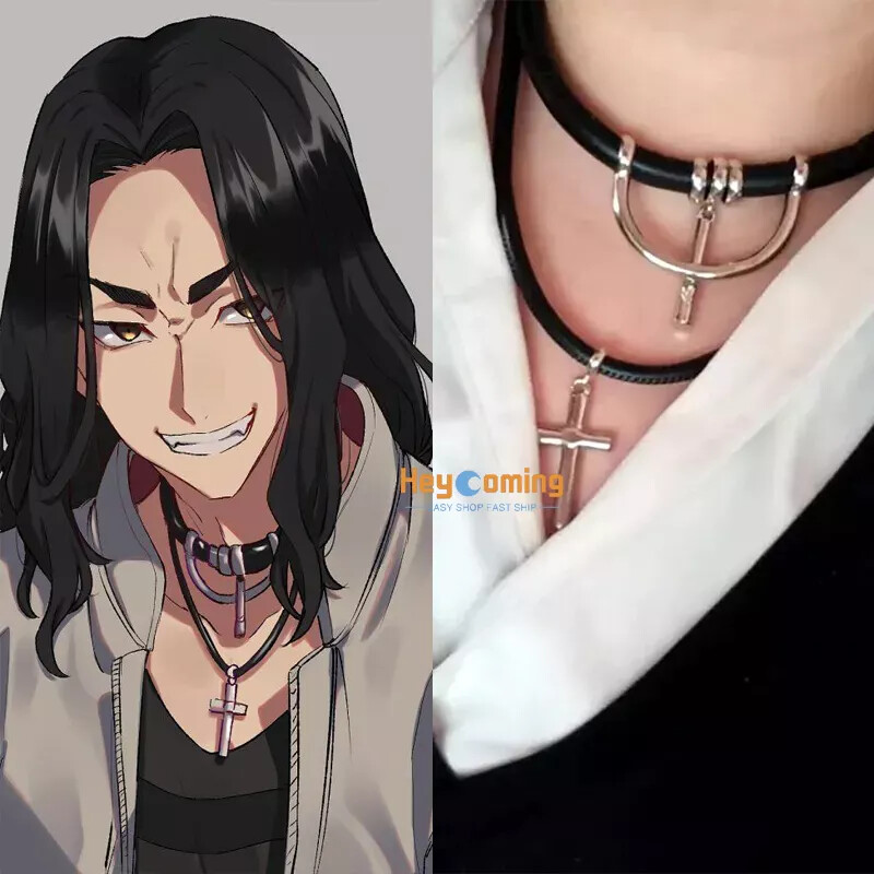 ⭐Baji⭐ Tokyo Revengers Keisuke Baji Necklace Pendant Leather Collar