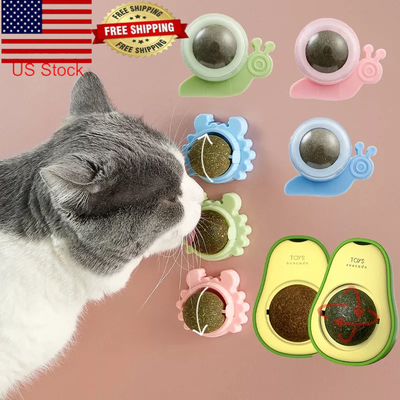 Healthy Natural Cleaning Teeth Rotatable For Cats Lick