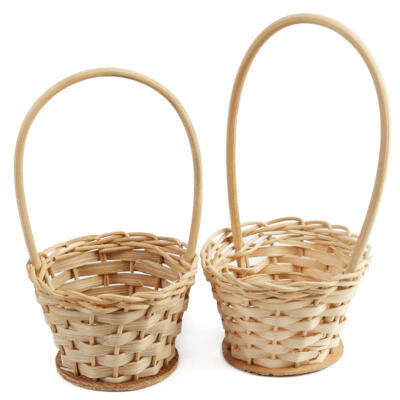 Factory Direct Craft Small Woven Reed Flower Basket - True Vintage | 6pcs